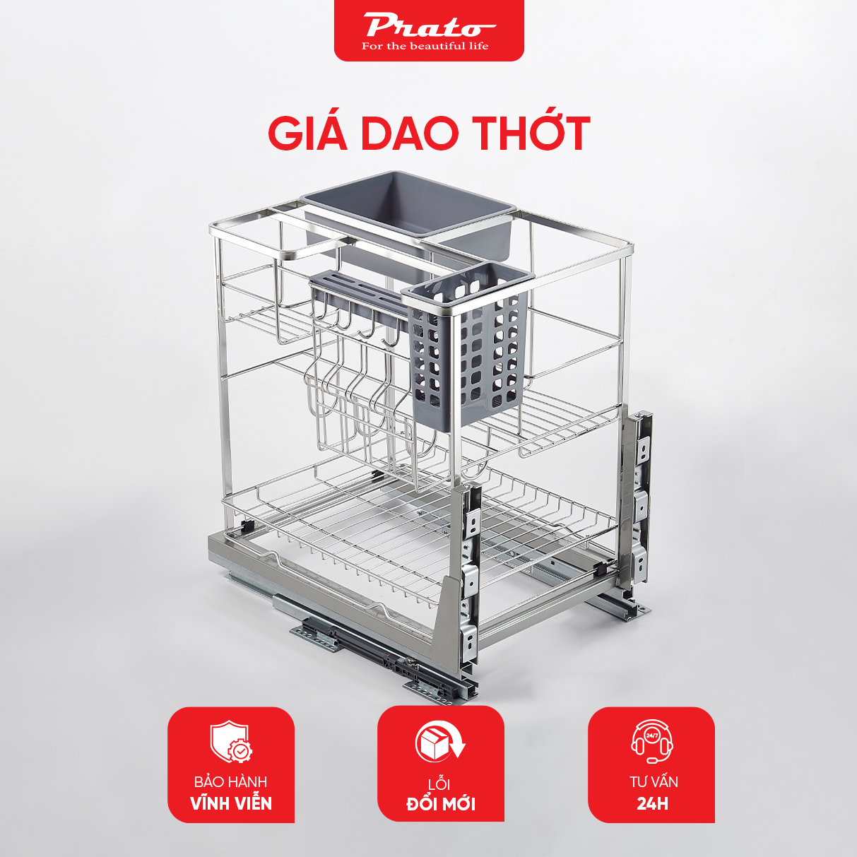 Kệ dao thớt Prato